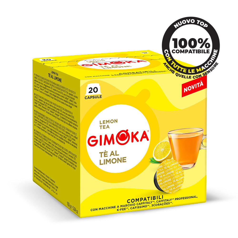 Gimoka tè al limone bevanda compatibile Caffitaly –