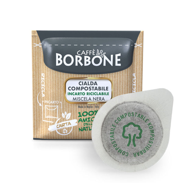 Caffè Borbone Miscela Nera ESE Compatible Coffee Pods 44mm –