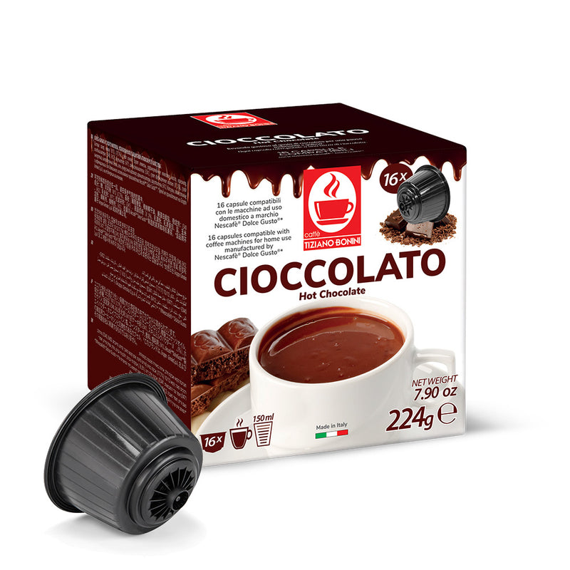 Bevanda alla cioccolata in capsule Gimoka compatibili Caffitaly