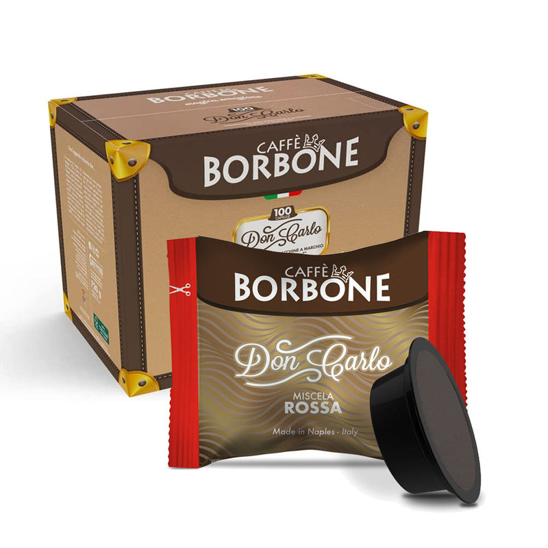 200 Capsule Caffè Borbone Don Carlo Miscela Red Rossa compatibili a Modo  Mio * 8034028330698